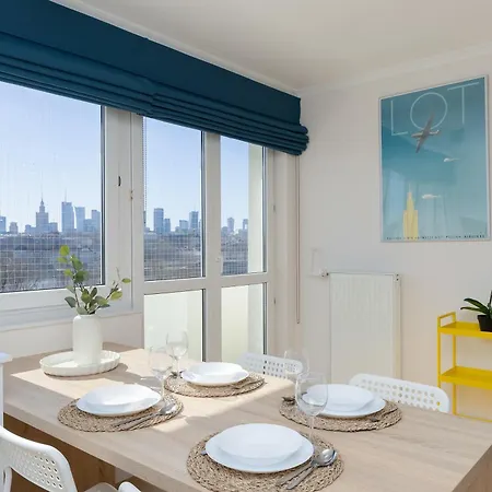 Apartman Bright Cityview With Ac Near Pge Narodowy By Renters Varsó
